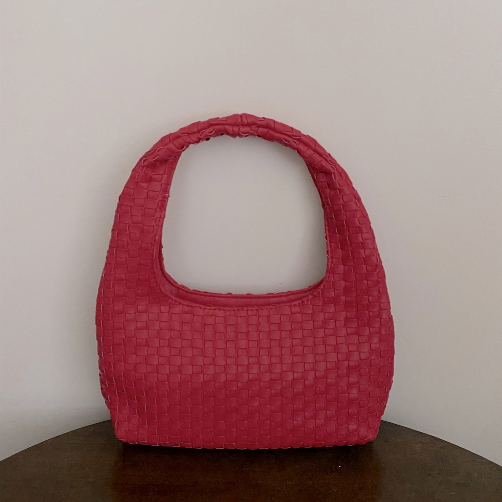 NA-KD - new, Red Woven handbag; ✨summer sale✨